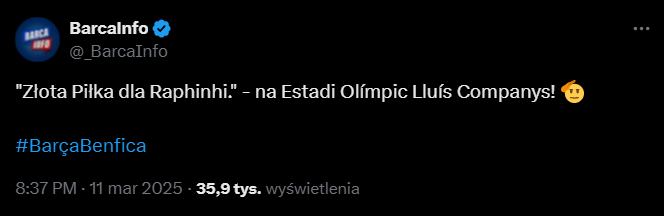 Kibice po meczu Barcelony i ich OKRZYKI nt. Złotej Piłki!